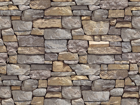 Seamless Beige Outdoor Building Culture Stone Granite Tile Wall Tile Wall