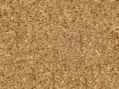 Seamless brown large grain cork board