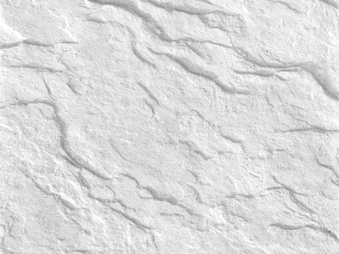 White stone skin wall