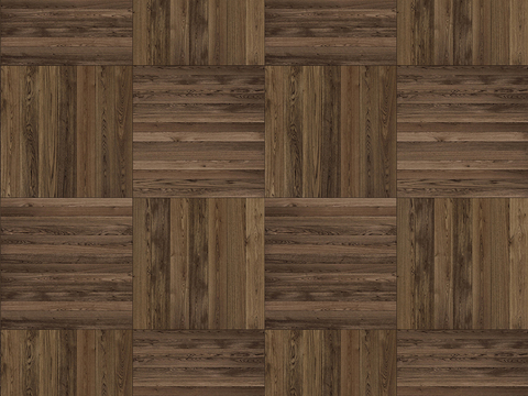 Seamless Geometric Square Parquet Pattern Textured Wood Floor