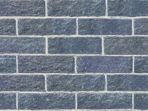 Blue wall brick wall exterior wall brick