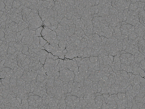 Seamless gray cracked cement asphalt asphalt road ground road road