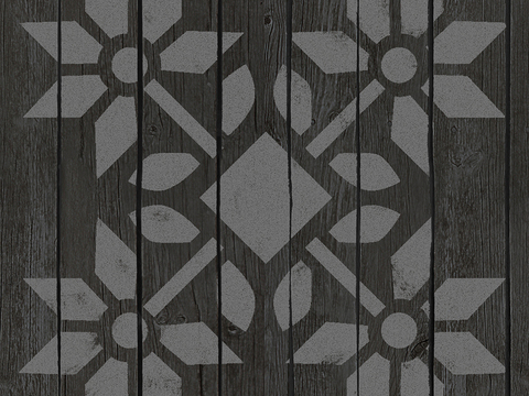 Seamless Geometric Decorative Parquet Textured Wood Floor