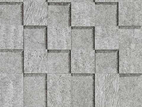 Grey granite culture stone wall