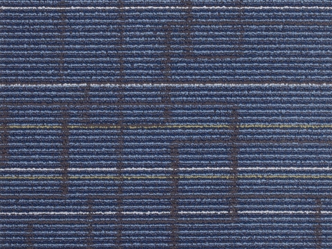 Blue office carpet