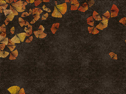 Brown leaves wallpaper