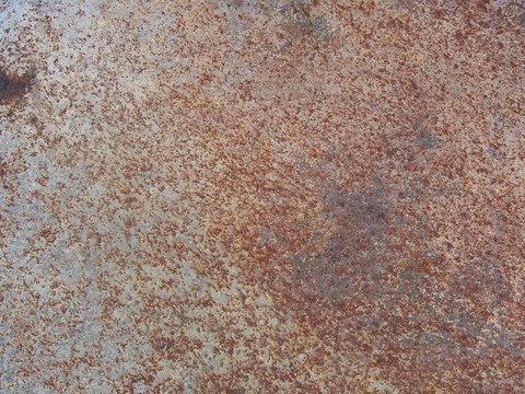 Rusty metal plate