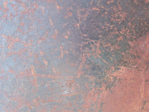 Rusty metal plate