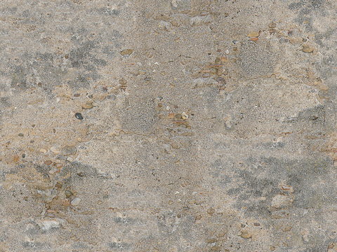 Seamless warm gray old damaged concrete cement wall ground