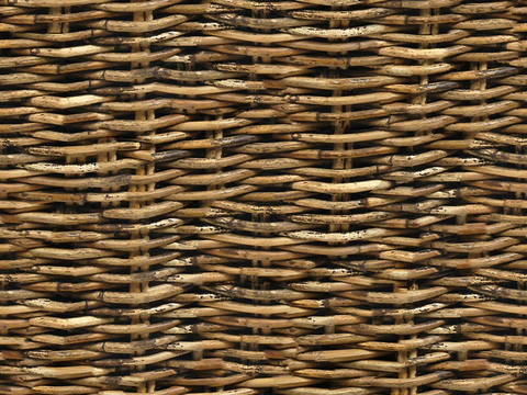 Seamless yellow rattan rattan bamboo weave