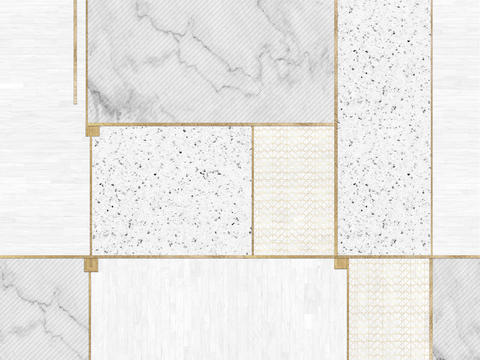 White mosaic wallpaper