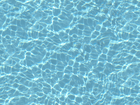 Seamless blue swimming pool water ripple surface pool texture