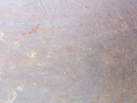 Rusty metal plate