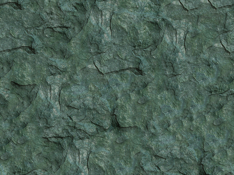 Seamless turquoise culture stone wall rock stone wall