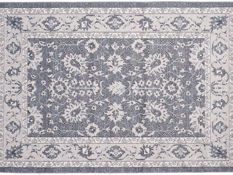 Buckle-free European classical retro distressed medieval carpet