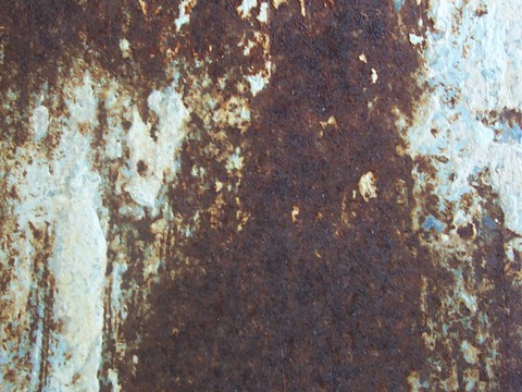 Rusty metal plate