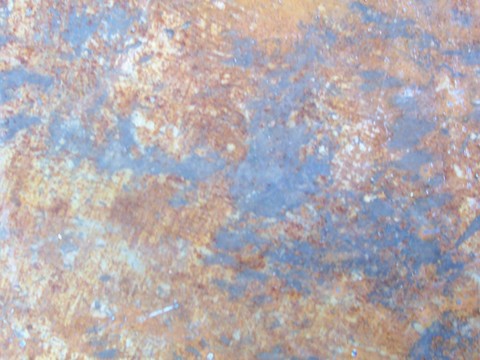 Rusty metal plate