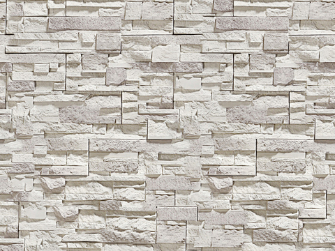 Seamless creamy-white Outdoor Architecture Culture Stone Rock Stone Spliced Wall Tile Wall Floor