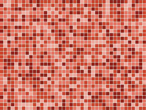 Seamless red and white jump color mosaic