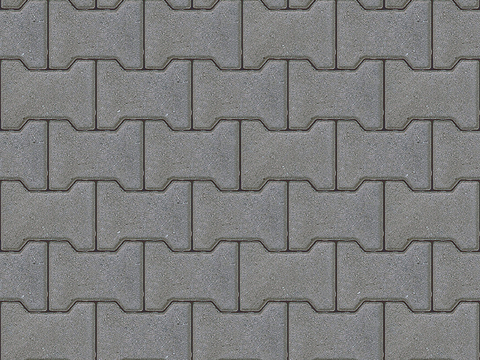 Seamless parquet cement floor tile pavement road ground square paving