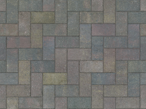 Seamless Herringbone Pattern Spliced Cement Floor Tile Sidewalk Road Ground Square Paving