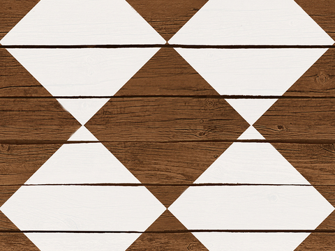 Seamless Geometric Decorative Parquet Textured Wood Floor