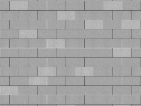 Gray landscape pavement I-shaped brick square brick granite staggered brick