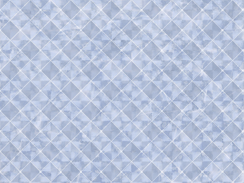 Modern Light Luxury light blue Diamond Marble Texture Mosaic