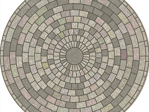 Round Gravel Paving Garden Pavement Stone Collage