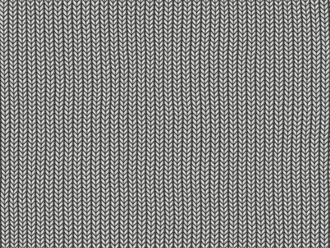 Seamless gray sweater knitted fabric