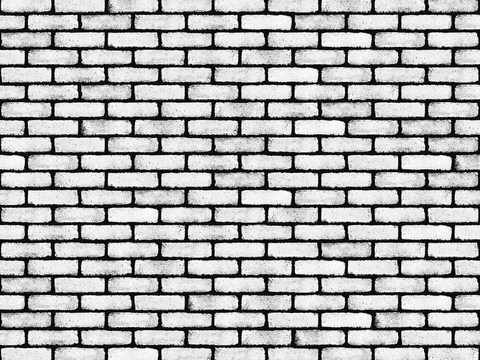 White brick wall