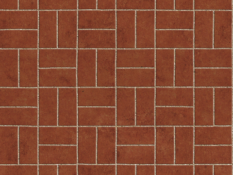 Seamless pottery tile parquet floor tile sidewalk road ground square paving