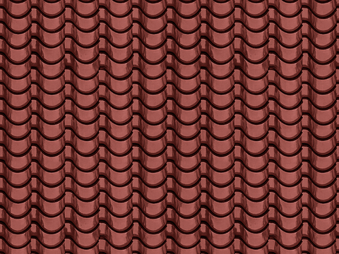 Red cement tile Chinese roof tile terracotta tile glazed tile resin tile