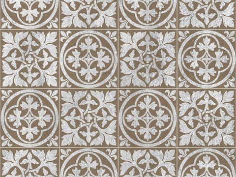 Seamless Retro Cement Concrete Stone Geometric Patchwork Pattern Tile Tile Floor Tile Wall Tile