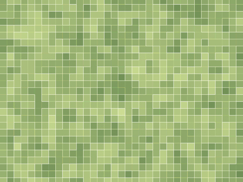 Seamless modern minimalist green color mosaic