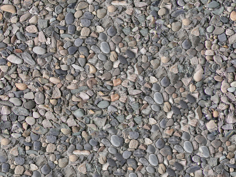 Seamless gray goose soft stone gravel sidewalk road ground street square paving