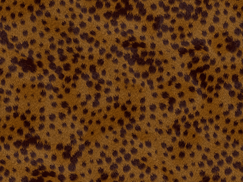 Seamless leopard animal fur fur leather textured faux fur