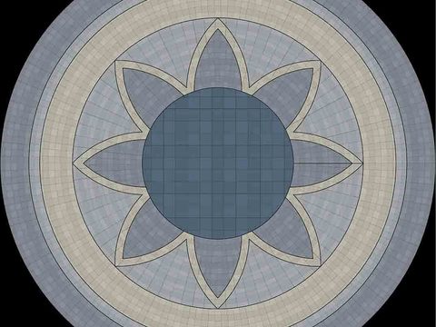 Modern Minimalist Stone Parquet