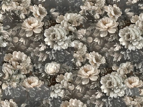 Seamless Middle Fa Flowers Wallpaper