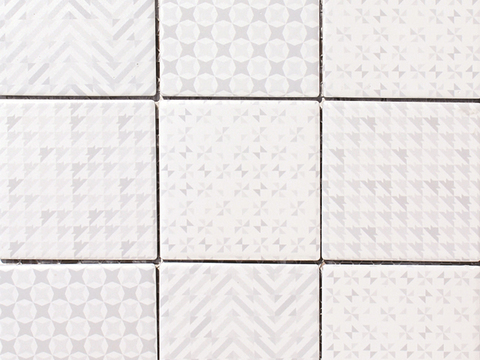 White Modern Simple Tiles