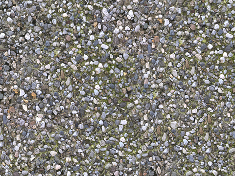 Seamless gray goose soft stone gravel sidewalk road ground street square paving