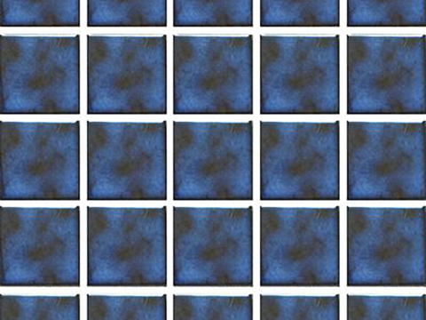 Blue Tile Mosaic Small Square Brick Plaid Brick