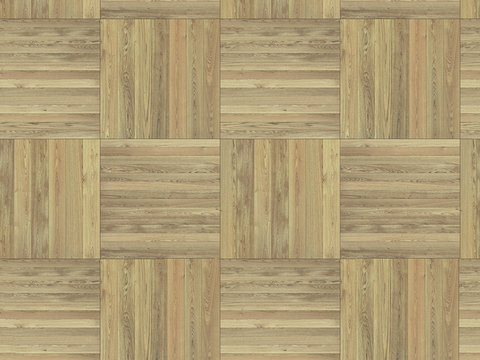 Seamless Geometric Square Parquet Pattern Textured Wood Floor