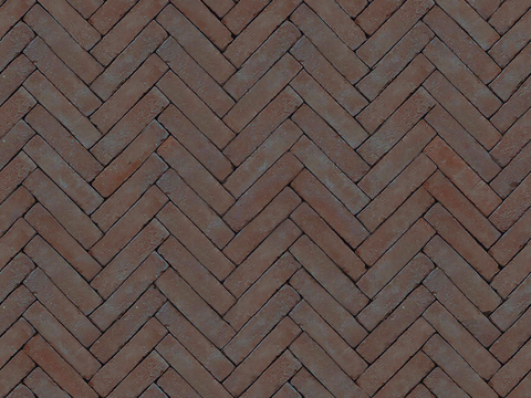 Seamless Herringbone Pattern Ceramic Tile Patchwork Floor Tile Sidewalk Road Ground Square Paving