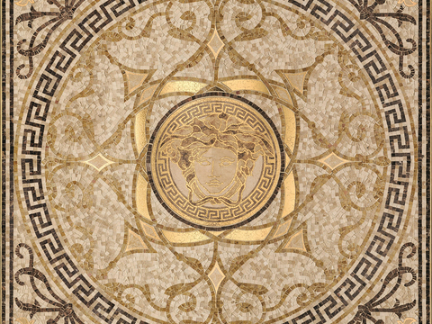 Seamless beige vintage Roman marble stone mosaic pattern ceramic tile tile antique tile floor tile wall tile