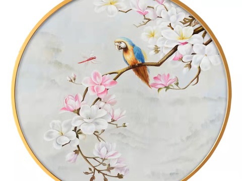 New Chinese Style Flower and Bird Decorative Painting