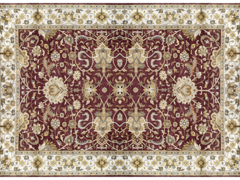 Buckle-free European classical retro Persian carpet