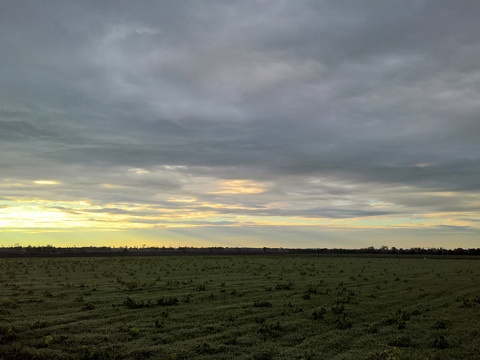 Sunrise sunset cloudy sky landscape landscape