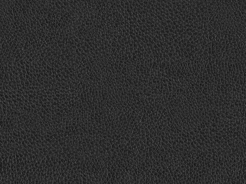 Seamless Black Coarse-Grained Leather