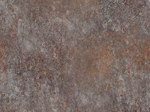 Seamless aged rusty stainless steel sheet metal